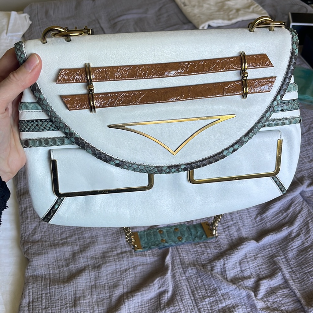 Vintage Authentic Chloe Leather Bag